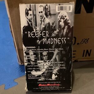 Reefer Madness VHS Tape EUC